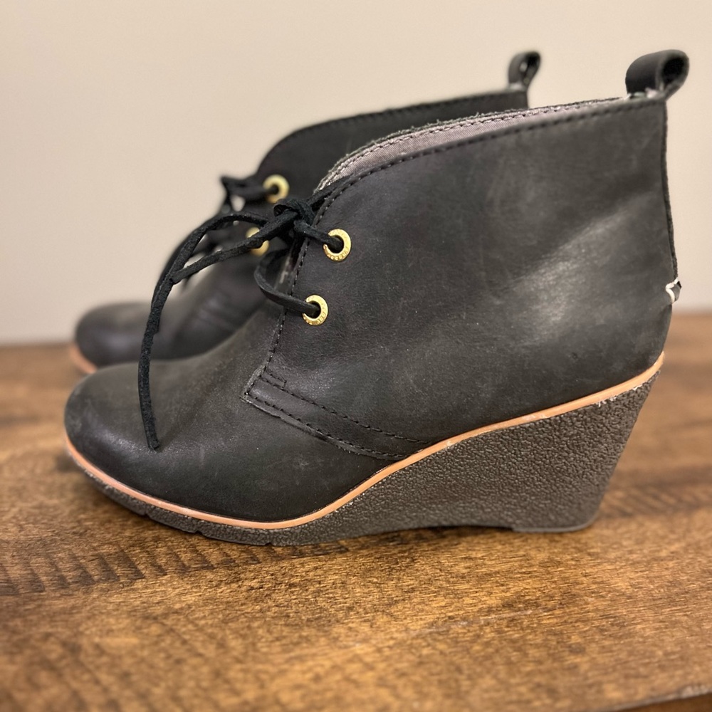 Sperry Top-Sider Harlow Burnished Wedge Pump SZ 5